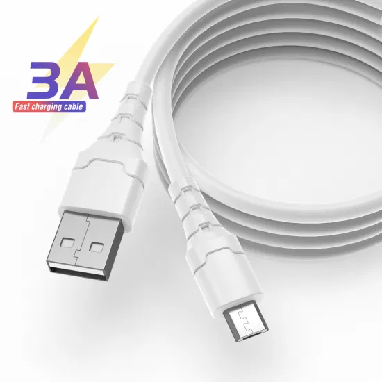 Aspor A100 3A Schnellladekabel Typ C Kabel für Handy, Videospiel-Player, weiß, Daten-USB-Kabel, magnetisches Ladekabel